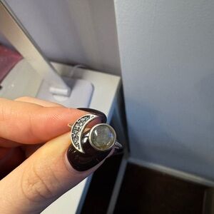 Silver Ring with Gemstone